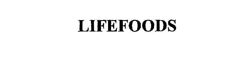 Trademark Logo LIFEFOODS