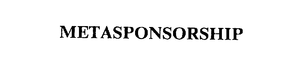 Trademark Logo METASPONSORSHIP