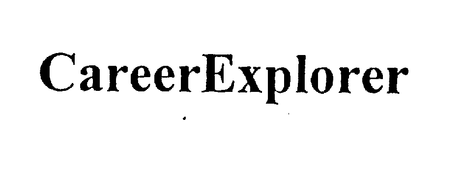 Trademark Logo CAREEREXPLORER