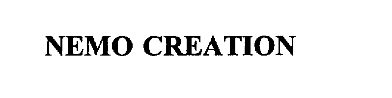 Trademark Logo NEMO CREATION
