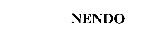 Trademark Logo NENDO