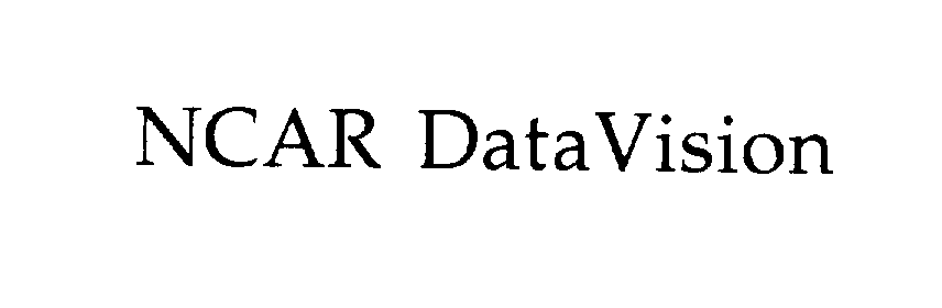  NCAR DATAVISION