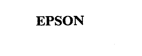 Trademark Logo EPSON