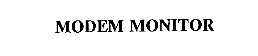 Trademark Logo MODEM MONITOR
