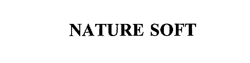 Trademark Logo NATURE SOFT