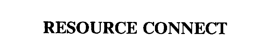 Trademark Logo RESOURCE CONNECT