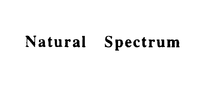 Trademark Logo NATURAL SPECTRUM