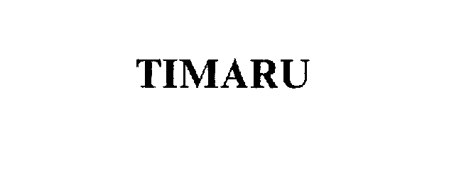 Trademark Logo TIMARU
