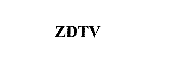 Trademark Logo ZDTV
