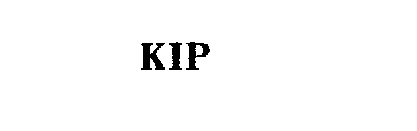 Trademark Logo KIP