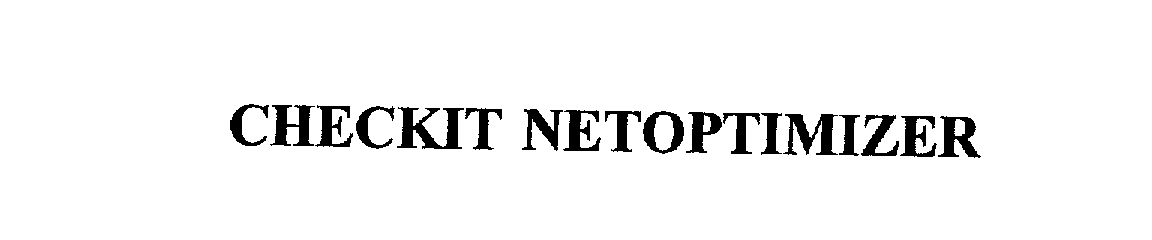 Trademark Logo CHECKIT NETOPTIMIZER