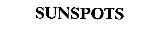 Trademark Logo SUNSPOTS
