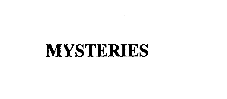 Trademark Logo MYSTERIES