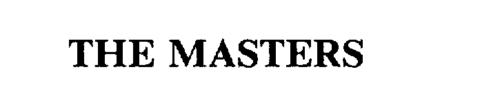 Trademark Logo THE MASTERS