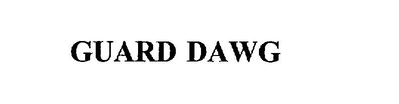 Trademark Logo GUARD DAWG