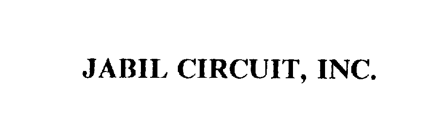 Trademark Logo JABIL CIRCUIT, INC.