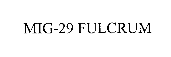  MIG-29 FULCRUM