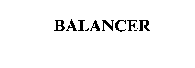 Trademark Logo BALANCER
