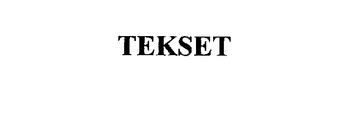  TEKSET