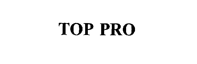 Trademark Logo TOP PRO