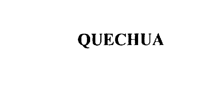 Trademark Logo QUECHUA