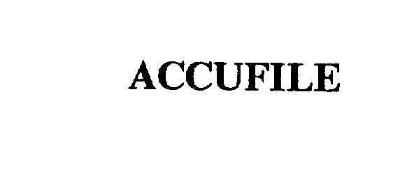 Trademark Logo ACCUFILE