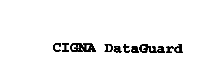 Trademark Logo CIGNA DATAGUARD