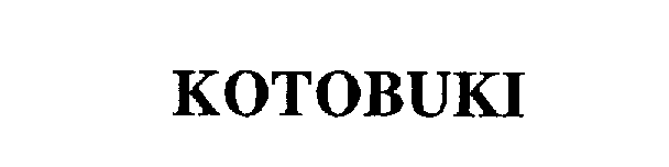 Trademark Logo KOTOBUKI