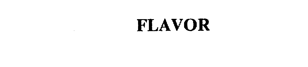 Trademark Logo FLAVOR