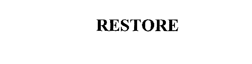  RESTORE