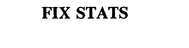 Trademark Logo FIX STATS
