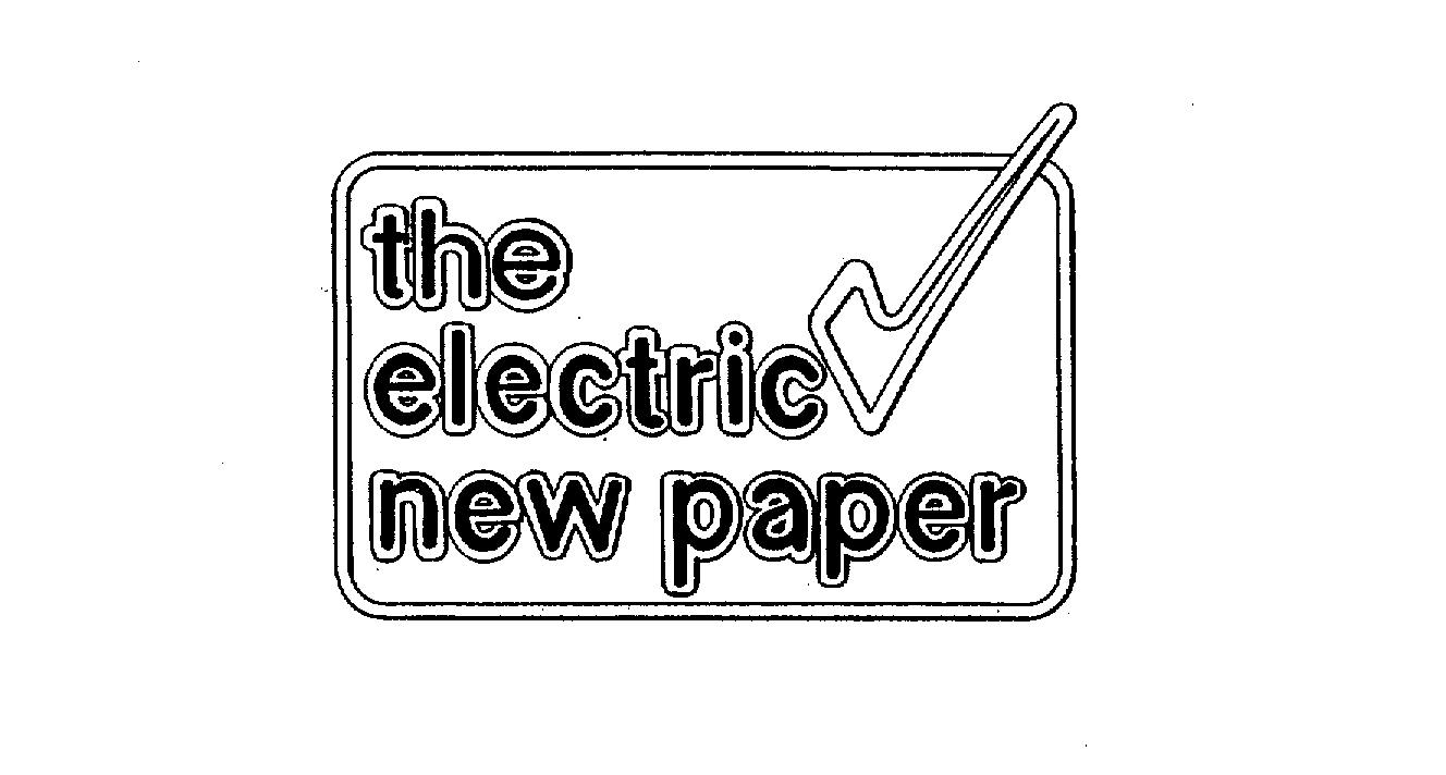 Trademark Logo THE ELECTRIC NEW PAPER