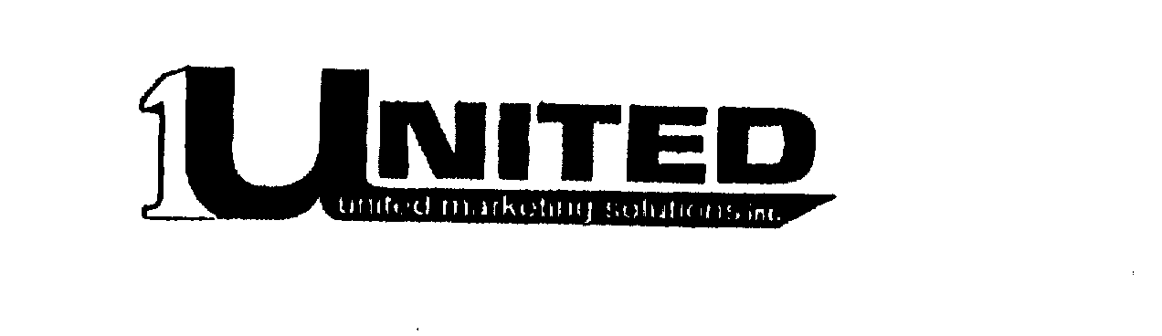 Trademark Logo 1 UNITED UNITED MARKETING SOLUTIONS INC.