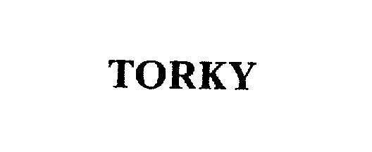 Trademark Logo TORKY