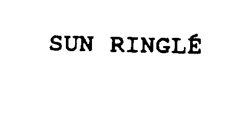 Trademark Logo SUN RINGLE