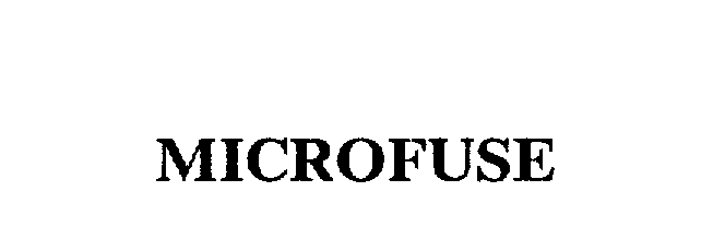 Trademark Logo MICROFUSE