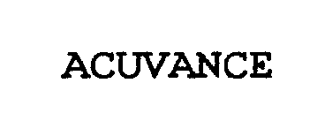 Trademark Logo ACUVANCE