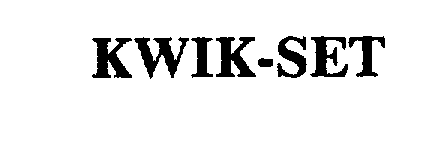 KWIK-SET