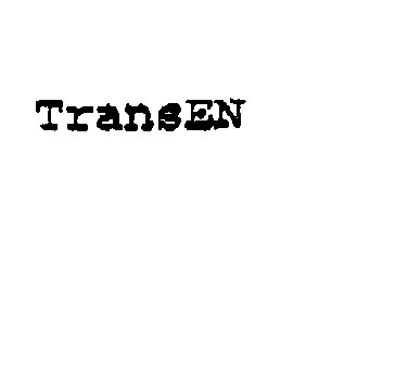 Trademark Logo TRANSEN