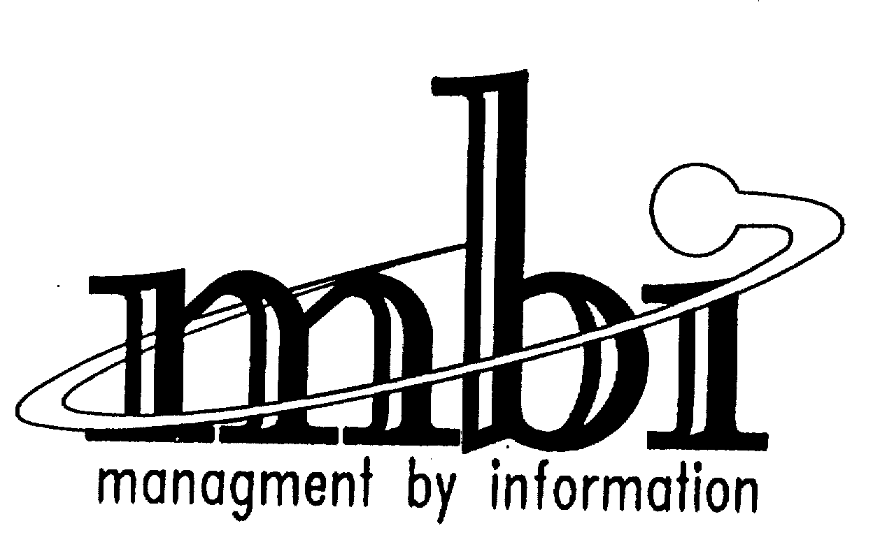 Trademark Logo MBI MANAGMENT BY INFORMATION
