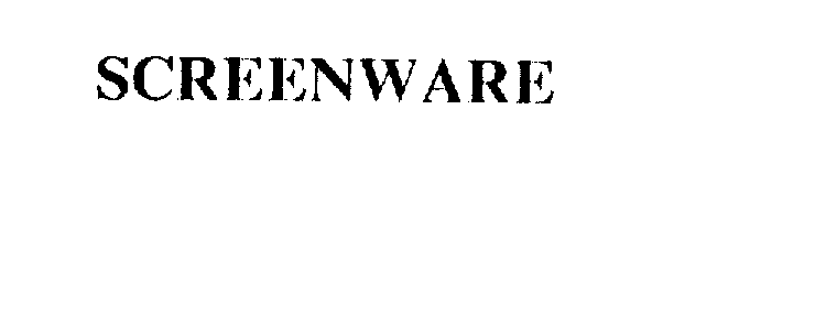 Trademark Logo SCREENWARE
