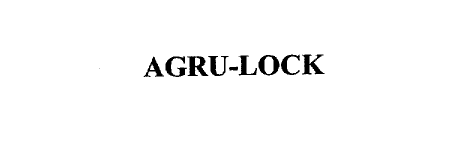 Trademark Logo AGRU-LOCK