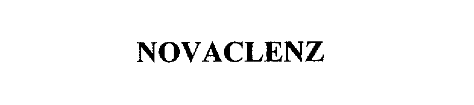 Trademark Logo NOVACLENZ