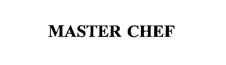 MASTER CHEF