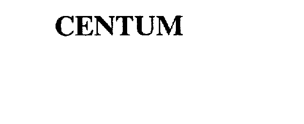 Trademark Logo CENTUM