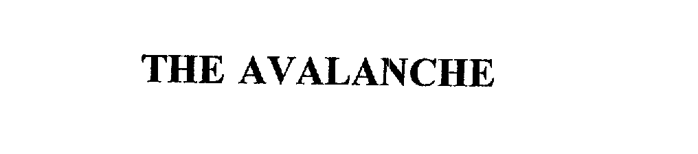  THE AVALANCHE