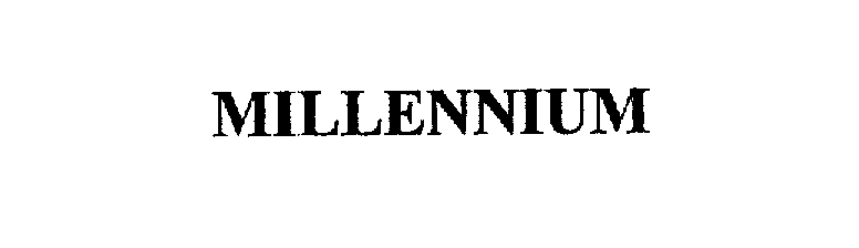 Trademark Logo MILLENNIUM