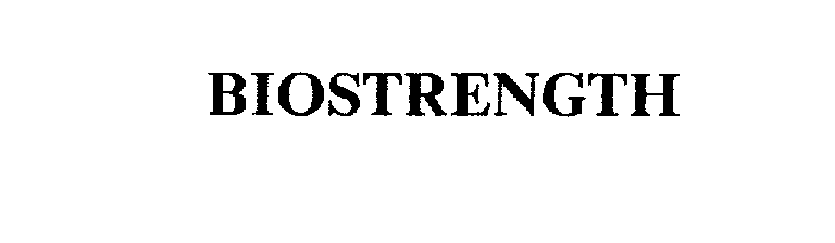 Trademark Logo BIOSTRENGTH