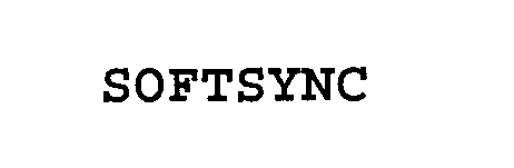 Trademark Logo SOFTSYNC