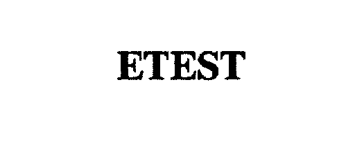 Trademark Logo ETEST